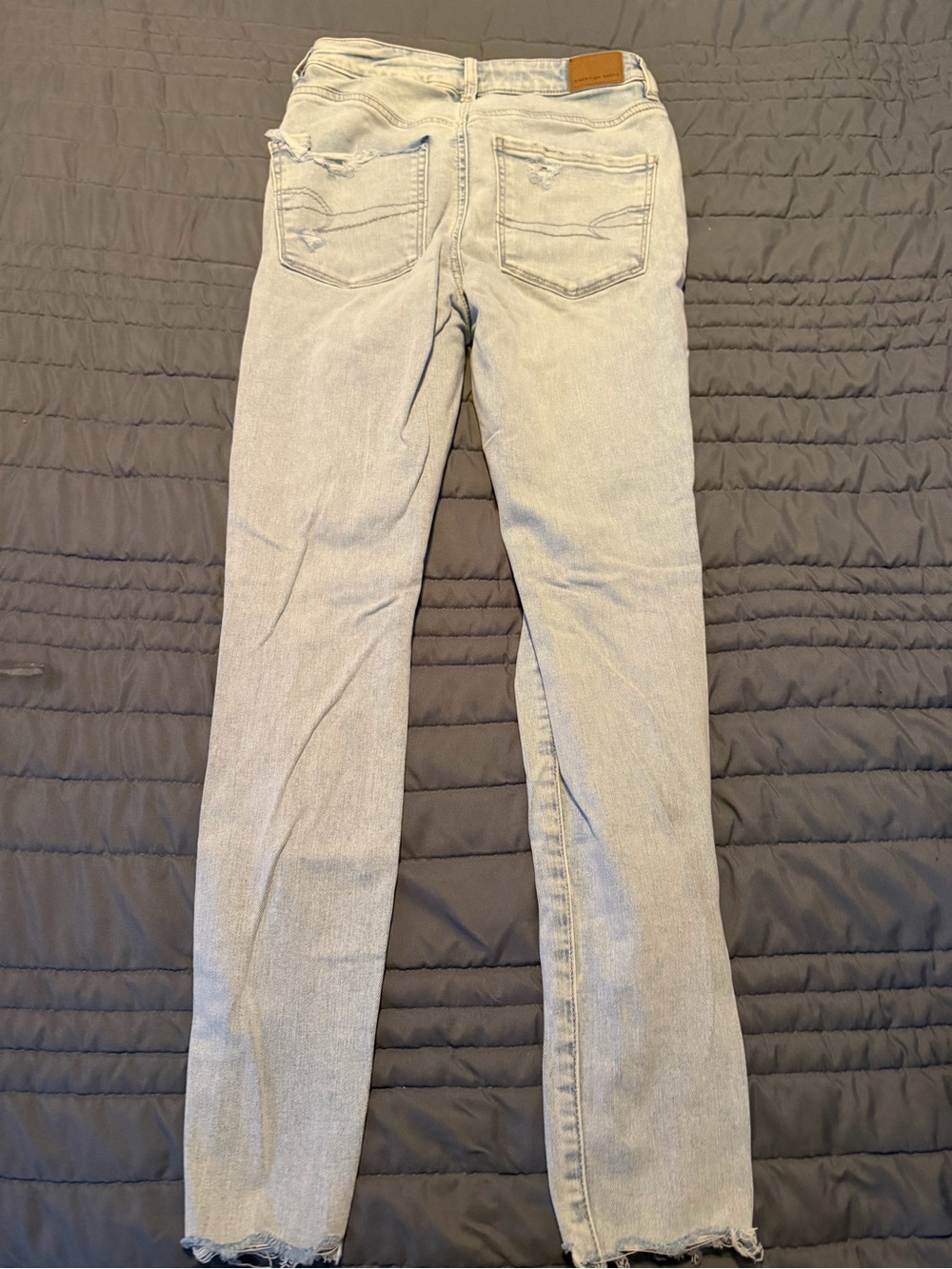 American Eagle Outfitters Light Gray-Blue Jeggings